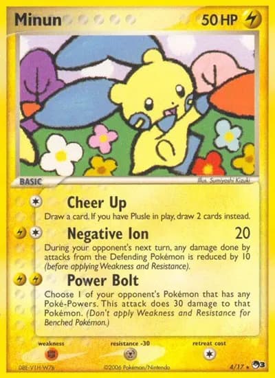 Minun  Pokemon card