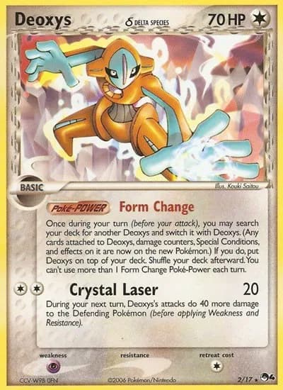 Deoxys (Normal Forme) (Delta Species)  Pokemon card