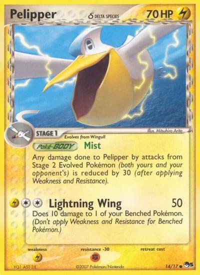 Pelipper (Delta Species)  Pokemon card