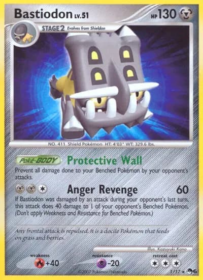 Bastiodon  Pokemon card