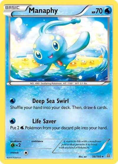 Manaphy  Pokemon card