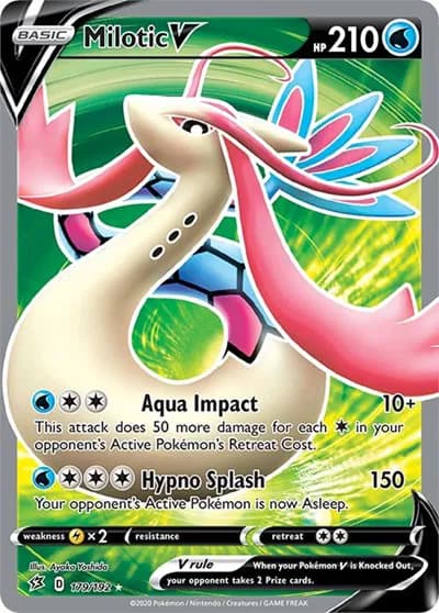 Milotic V (Full Art)  Pokemon card