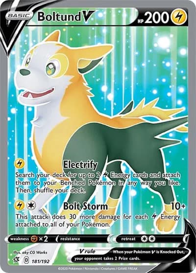 Boltund V (Full Art)  Pokemon card