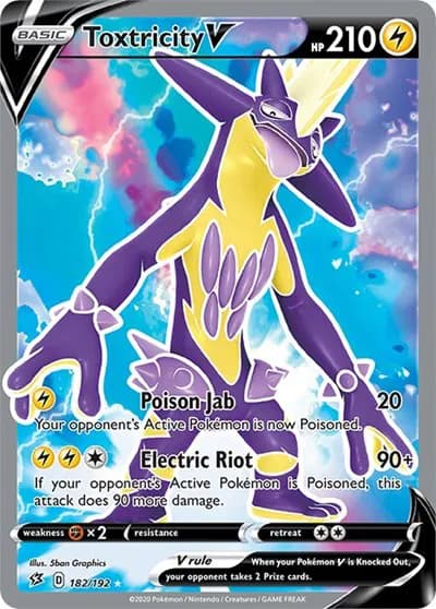 Toxtricity V (Full Art)  Pokemon card