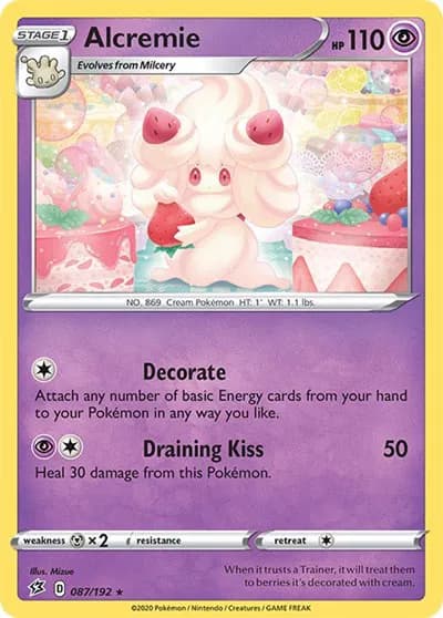 Alcremie  Pokemon card