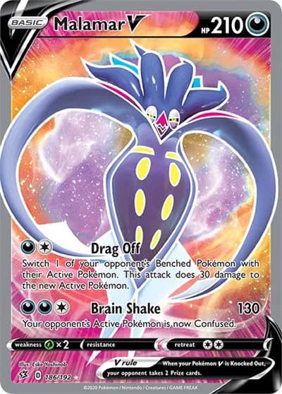 Malamar V (Full Art)  Pokemon card