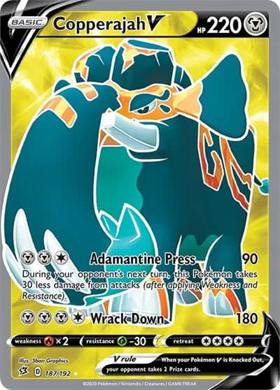Copperajah V (Full Art)  Pokemon card
