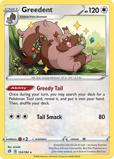 Greedent  Pokemon card