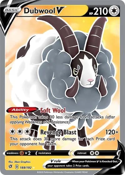 Dubwool V (Full Art)  Pokemon card