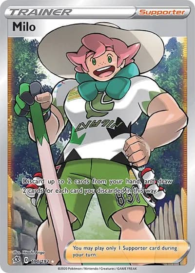 Milo (Full Art)  Pokemon card