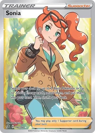 Sonia (Full Art)  Pokemon card