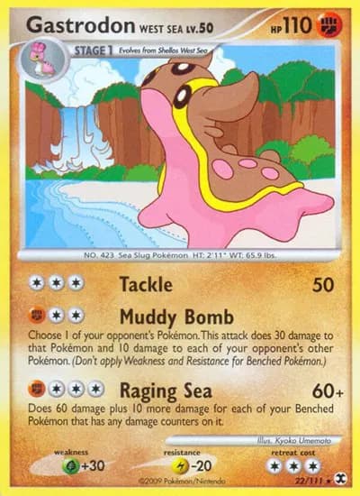 Gastrodon (West Sea)  Pokemon card