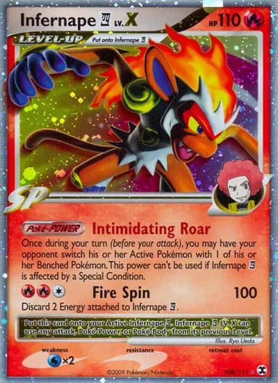 Infernape E4 Lv.X  Pokemon card