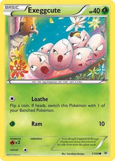 Exeggcute  Pokemon card
