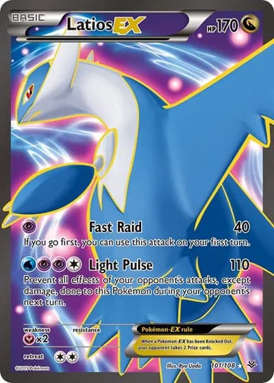 Latios EX (101 Full Art) Pokemon card