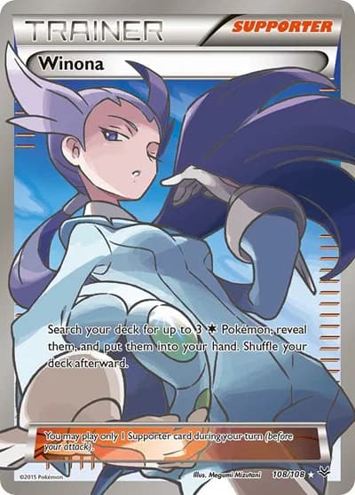 Winona (108 Full Art) Pokemon card