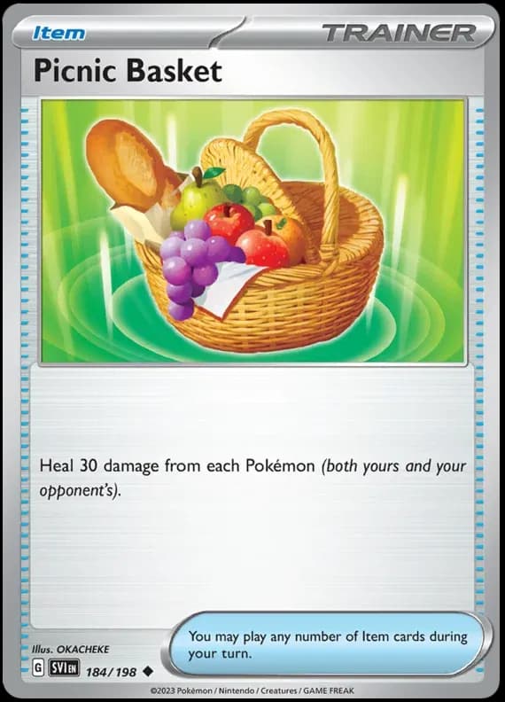 Picnic Basket  Pokemon card