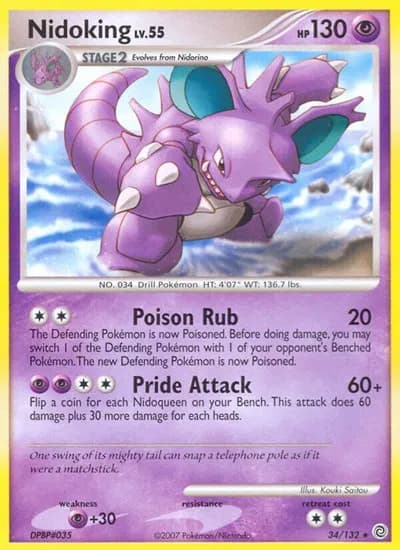 Nidoking  Pokemon card