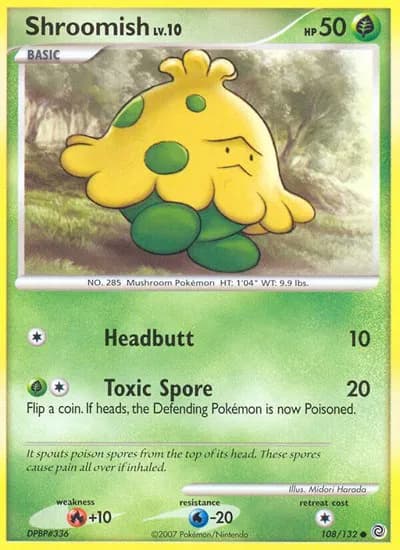 Shroomish  Pokemon card