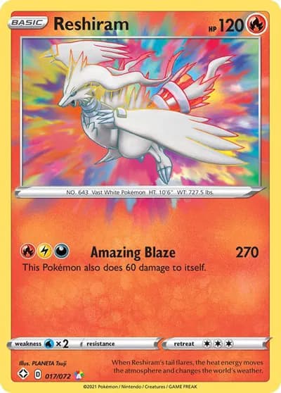 Reshiram  Pokemon card
