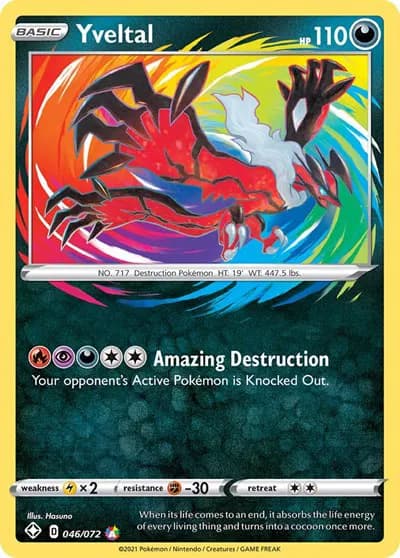 Yveltal  Pokemon card