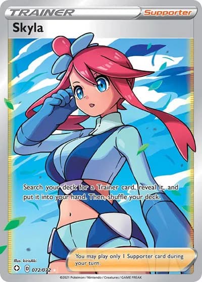 Skyla (Full Art)  Pokemon card