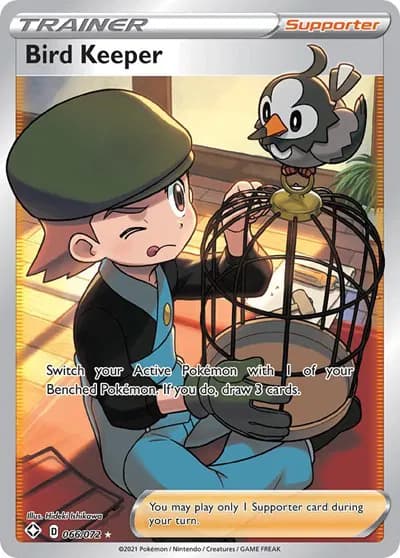 Bird Keeper (Full Art)  Pokemon card