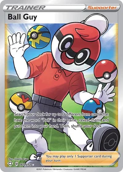 Ball Guy (Full Art)  Pokemon card