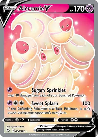 Alcremie V (Full Art)  Pokemon card