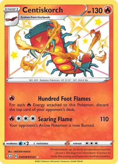 Centiskorch  Pokemon card