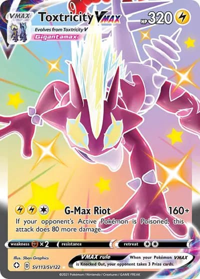 Toxtricity VMAX  Pokemon card