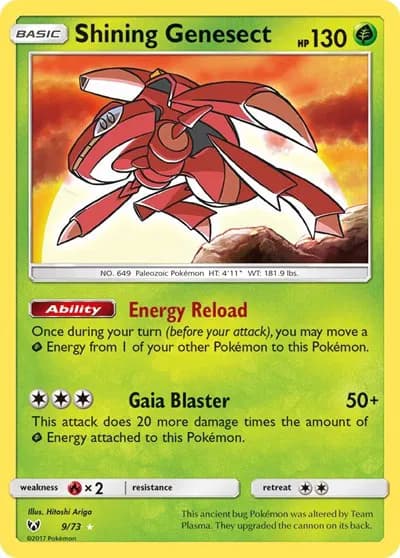 Shining Genesect  Pokemon card