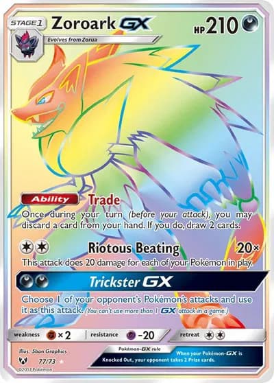 Zoroark GX (Secret)  Pokemon card