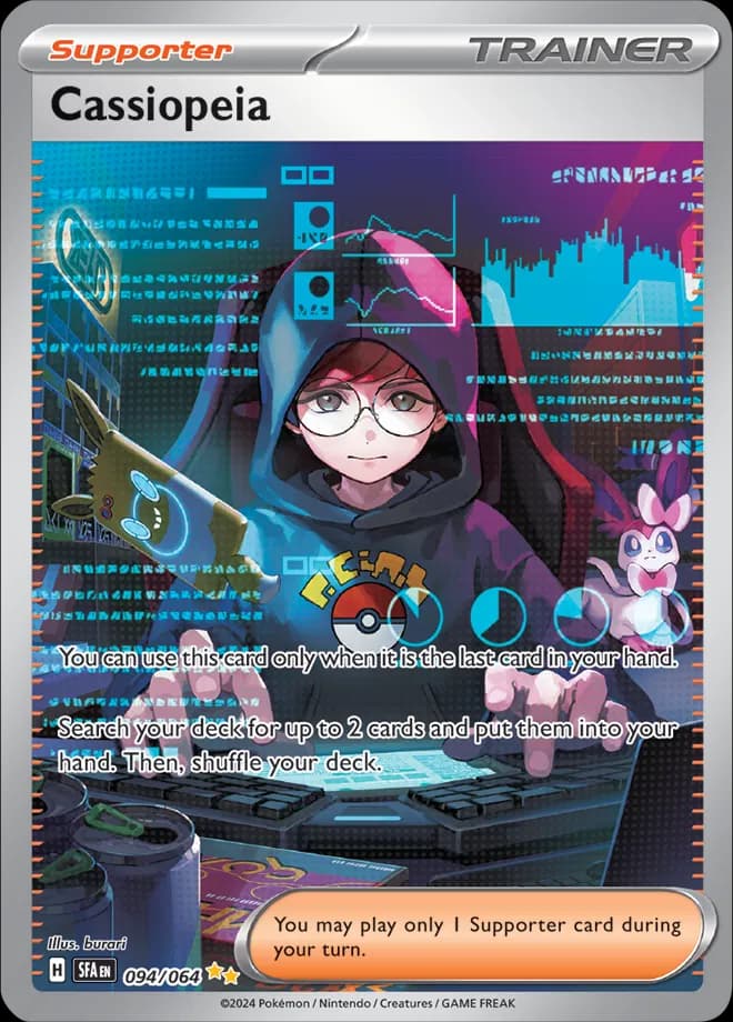 Cassiopeia Pokemon card