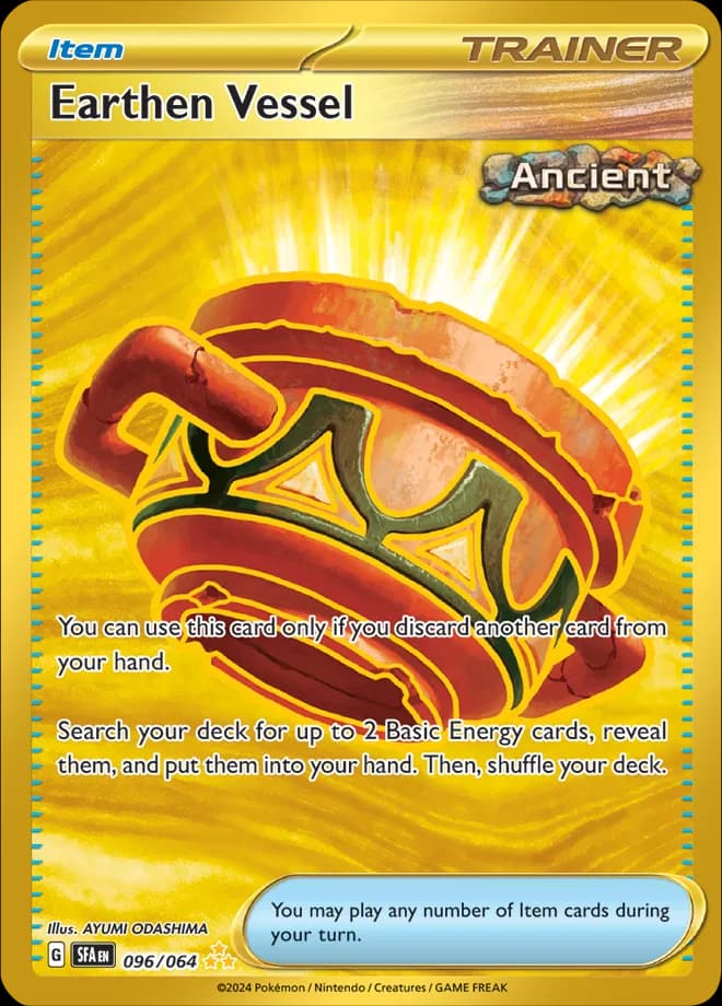 Earthen Vessel  Pokemon card