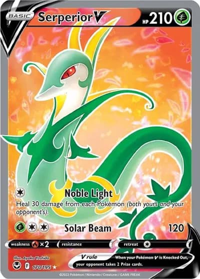 Serperior V (Full Art)  Pokemon card