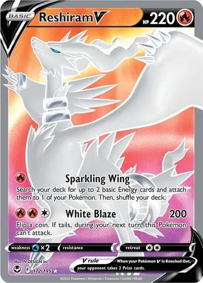 Reshiram V (Full Art)  Pokemon card