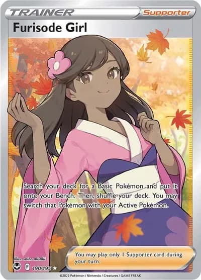 Furisode Girl (Full Art)  Pokemon card