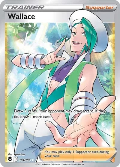 Wallace (Full Art)  Pokemon card