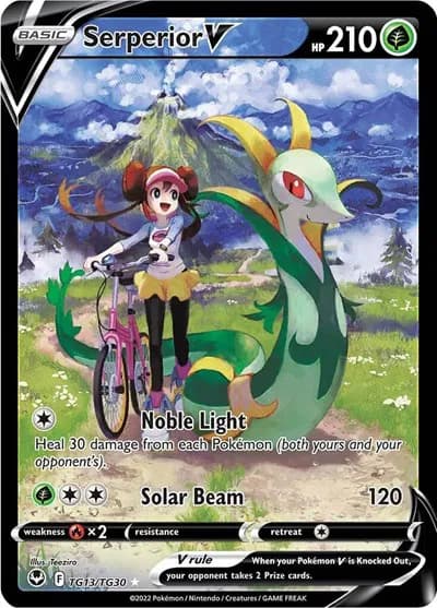 Serperior V  Pokemon card
