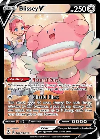 Blissey V Pokemon card