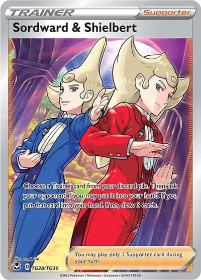 Sordward & Shielbert  Pokemon card