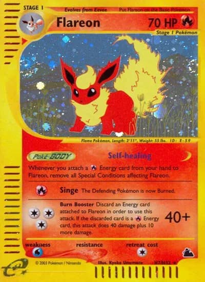 Flareon (H7)  Pokemon card