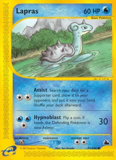 Lapras  Pokemon card