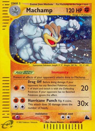 Machamp (H15)  Pokemon card