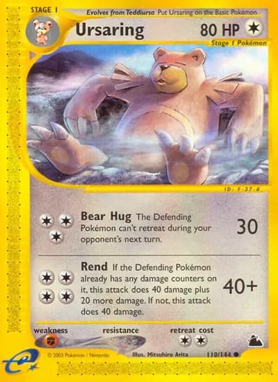 Ursaring  Pokemon card