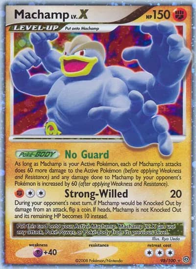 Machamp Lv.X  Pokemon card