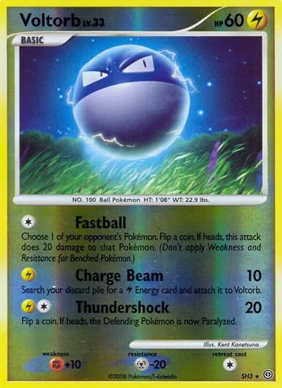 Voltorb (Shiny)  Pokemon card