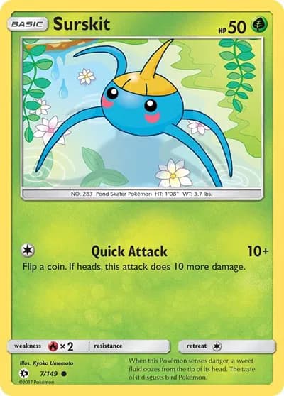 Surskit  Pokemon card