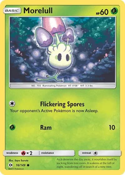 Morelull  Pokemon card